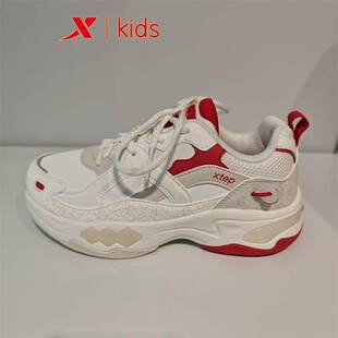 女大童网面休闲鞋 2025春新年款 675114324006原339正品 特步儿童鞋