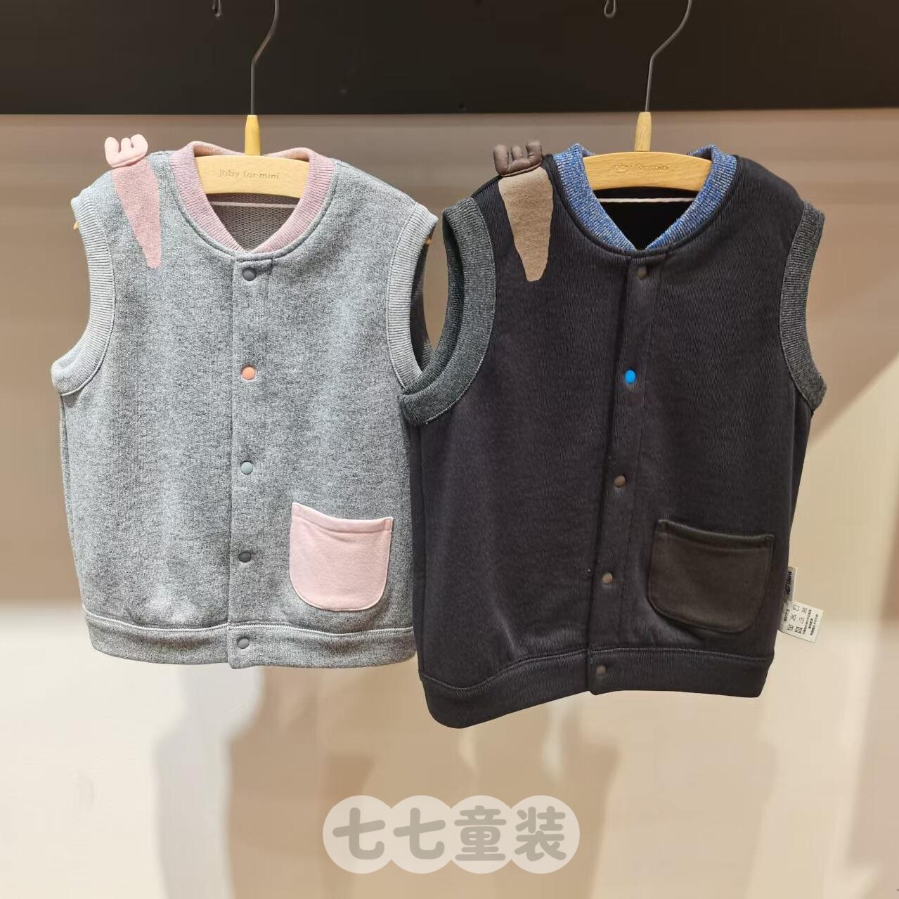jnbybyjnby江南布衣婴童2026秋男女童婴儿YQ8511260马甲O型立领
