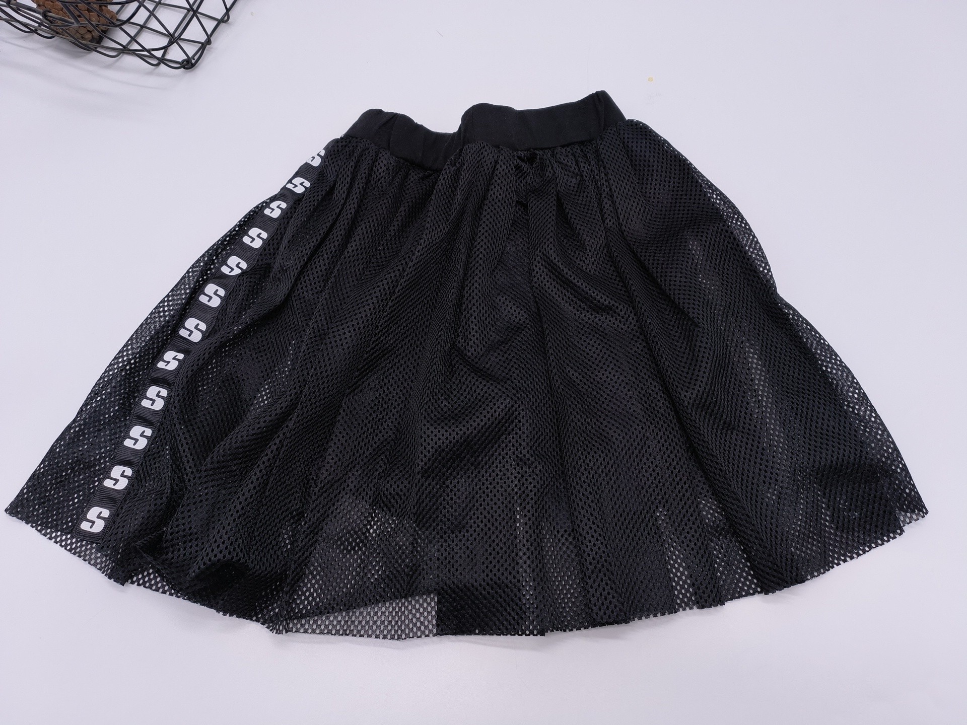 (g-g)-22312网格摆裙裤-传奇蓝yj0713