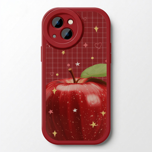 平安果适用iPhone17promax苹果16手机壳小米14小众格子nova13小羊皮荣耀200全包防摔软壳pura80华为mate60红