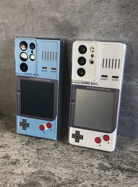 适用三星S24U/S23U/S22游戏机手机壳S21FE/Note20U全包防摔软壳iPhone14创意照片保护套