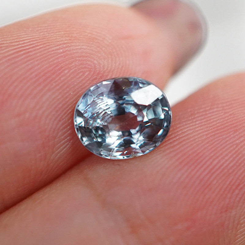 裸石/天然尖晶石2.08ct金属灰色系尖晶石戒面/InColor彩定制