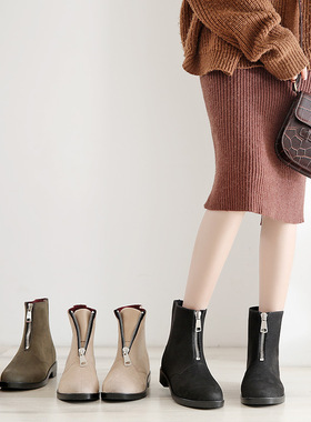 三明美防滑时尚雨鞋绒面低帮水鞋休闲外穿胶鞋纯色水靴F18789