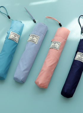 超轻碳纤羽毛伞防晒太阳伞防紫外线遮阳一甩干拒水晴雨两用男女伞