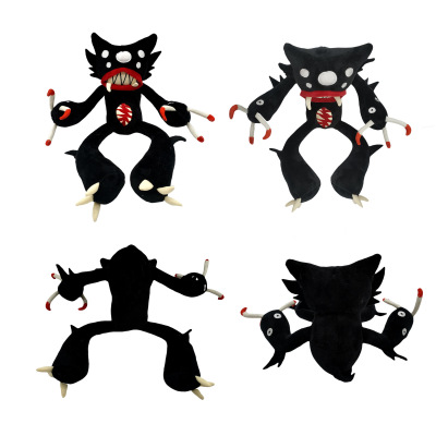 黑色蜘蛛怪波比公仔蜘蛛波比