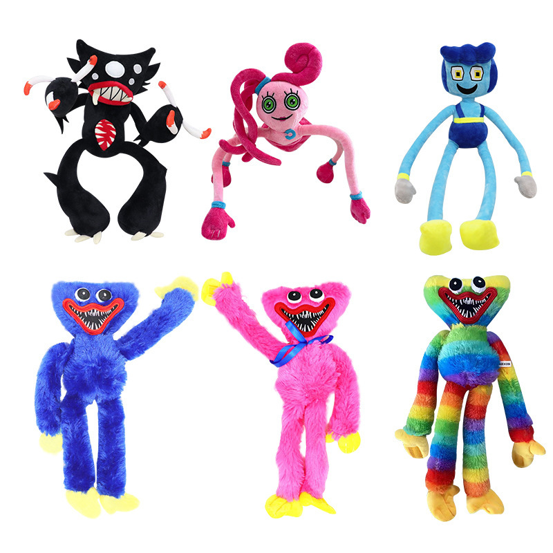 现货poppy playtime波比长腿爸爸妈妈公仔黑色蜘蛛怪游戏毛绒玩具