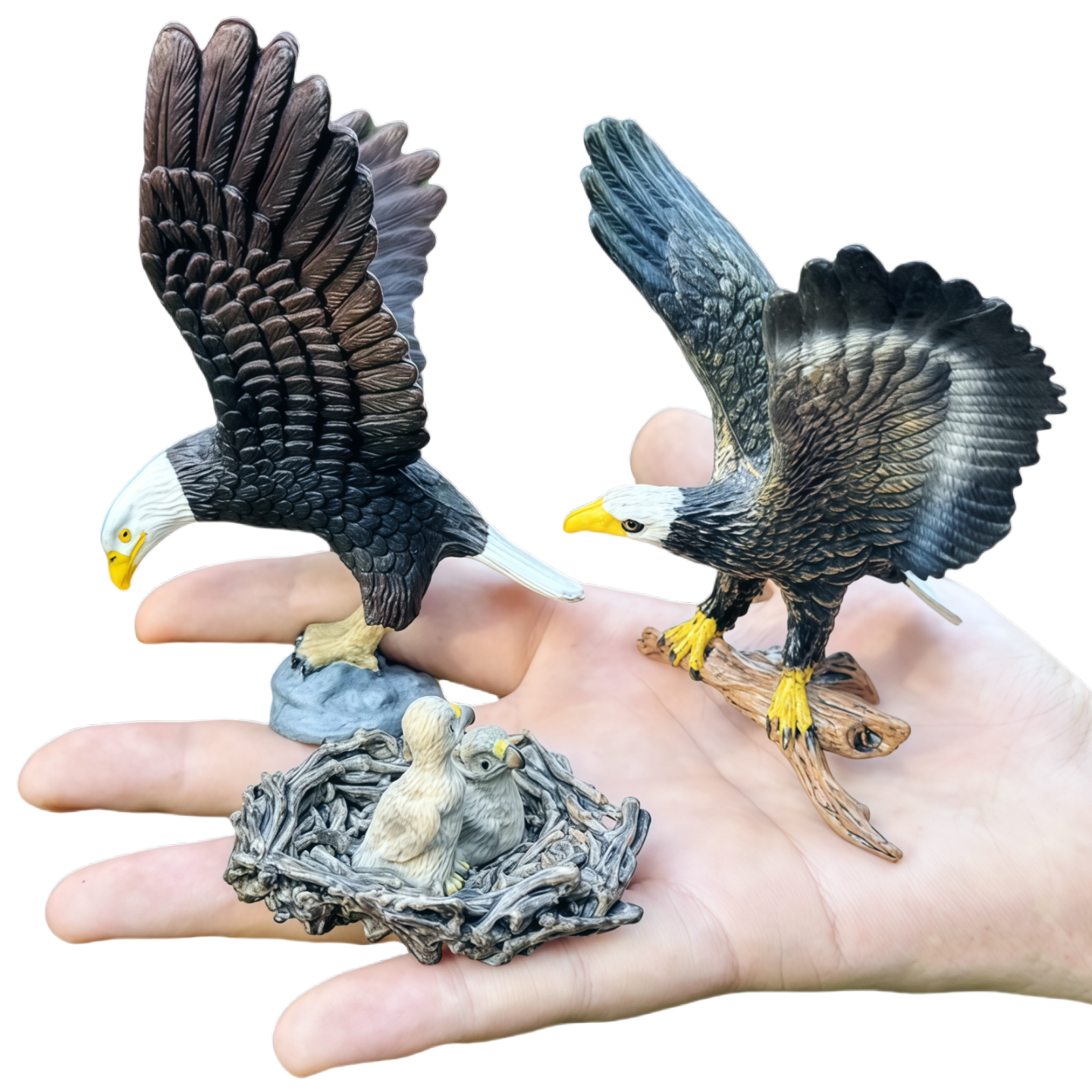 仿真老鹰小鹰草窝幼鹰包邮