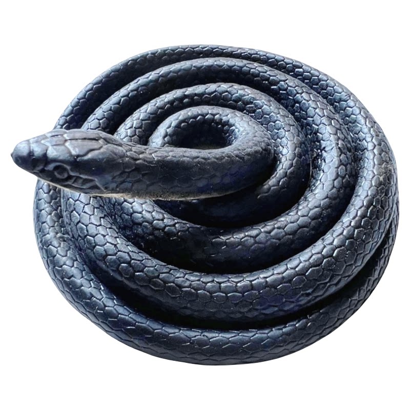 黑色软胶蛇大号蛇细长仿真蛇儿童玩具蛇吓人恶搞假蛇动物模型摆件