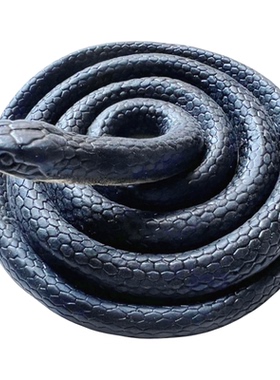 黑色软胶蛇大号蛇细长仿真蛇儿童玩具蛇吓人恶搞假蛇动物模型摆件