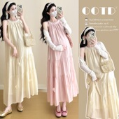 韩版 2025夏季 时尚 宽松中长款 外衫 孕妇连衣裙 MS母婴