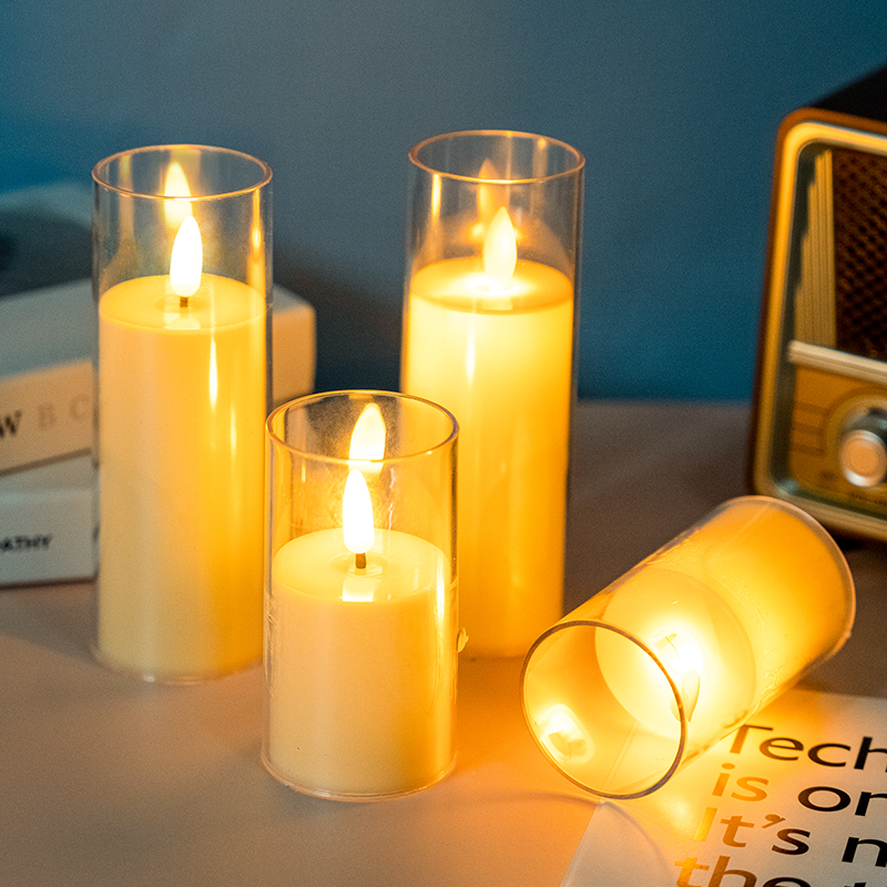 电子仿真火焰蜡烛小夜灯