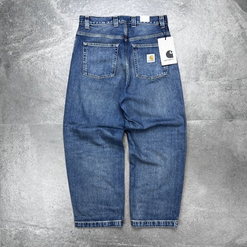 现货Carhartt WIP Brandon Pant卡哈特水洗做旧猫须破坏牛仔裤