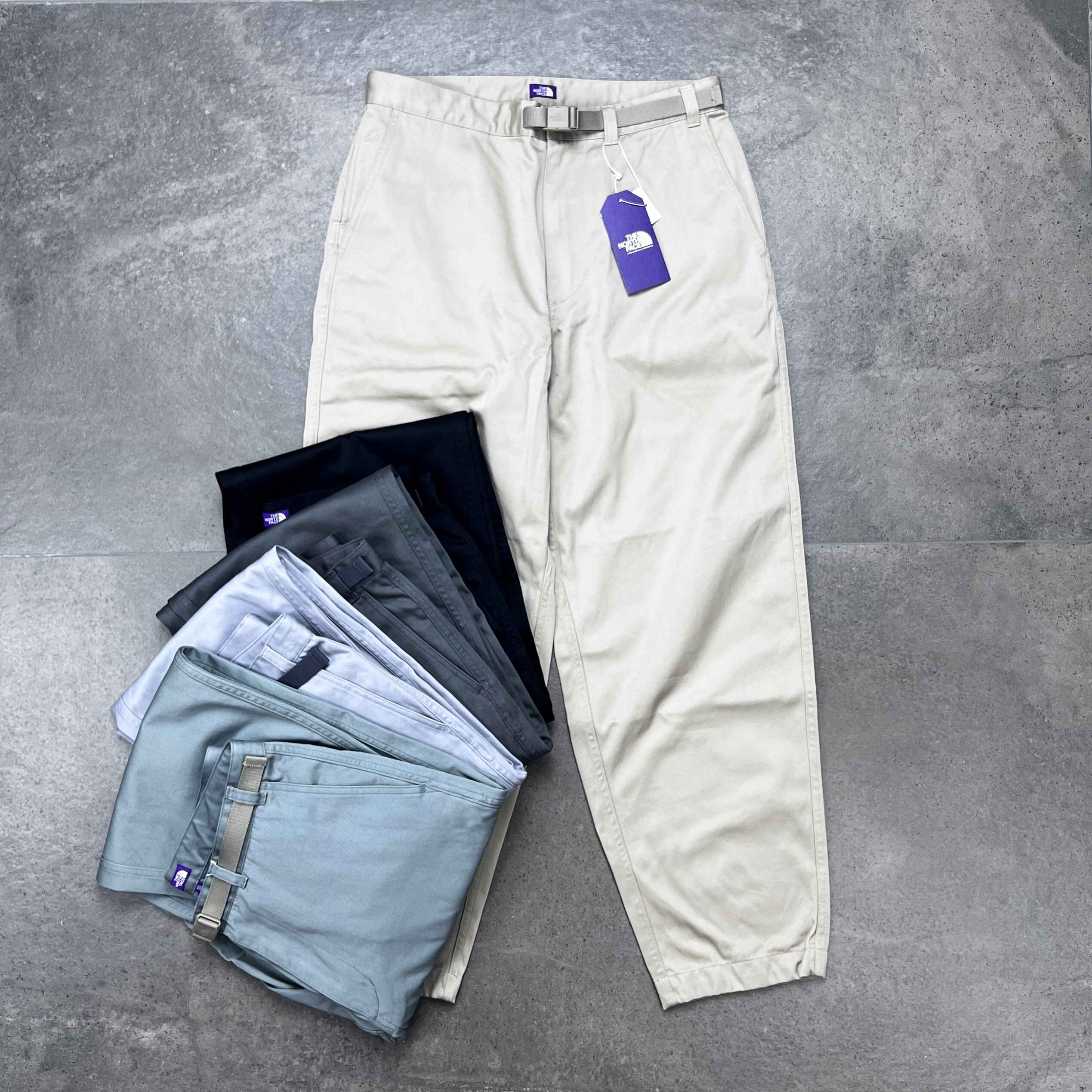 现货 日本紫标经典26AW Chino Wide锥形休闲工装长裤N24FC076