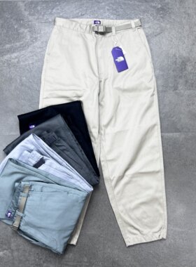 现货 日本紫标经典26AW Chino Wide锥形休闲工装长裤N24FC076