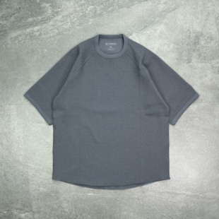 现货Goldwin WF Light 25ss华夫格速干透气防紫外线插肩袖短袖T恤