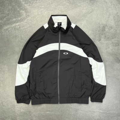 现货 OAKLEY Wind Jacket欧克利日本限定轻量防水拼接冲锋衣夹克