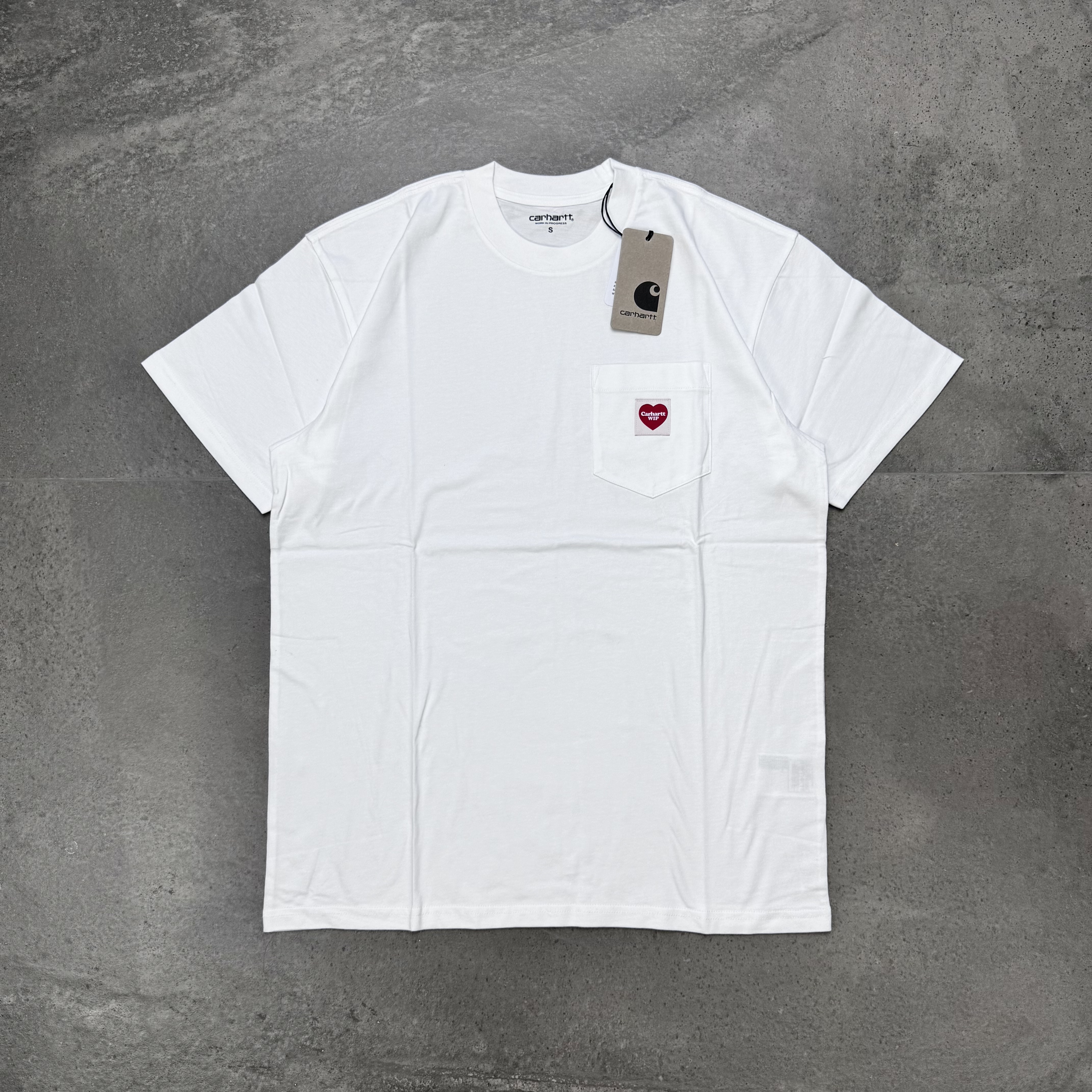 现货Carhartt WIP Heart T-Shirt卡哈特爱心短袖口袋标T恤