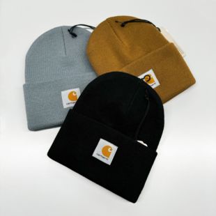现货 Carhartt WIP Acrylic Watch Hat 卡哈特经典款针织方块冷帽