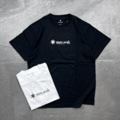 现货 logo透气短袖 Snow soft 定番基础款 peak cotton雪峰 T恤