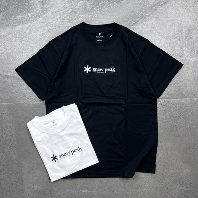 【现货】Snow peak soft cotton雪峰 定番基础款logo透气短袖T恤