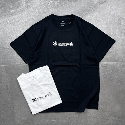 【现货】Snow peak soft cotton雪峰 定番基础款logo透气短袖T恤