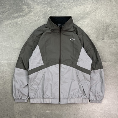 现货 OAKLEY Ripstop Wind Jacket欧克利日本限定拼接冲锋衣夹克