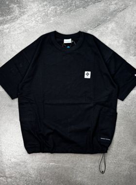 现货Columbia FREAKS STORE哥伦比亚25别注速干侧口袋抽绳短袖T恤