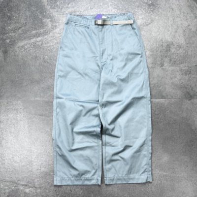 现货 日本紫标 Chino Wide Straight Field直筒宽松休闲裤093