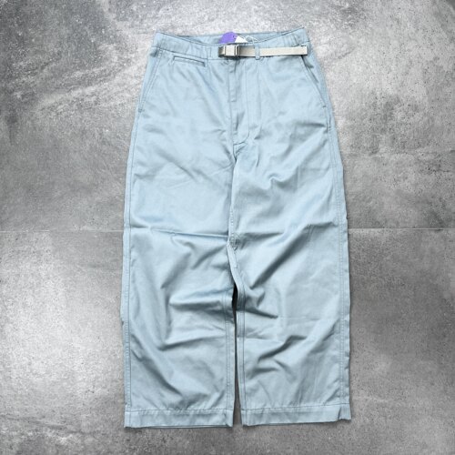 现货 日本紫标 Chino Wide Straight Field直筒宽松休闲裤093