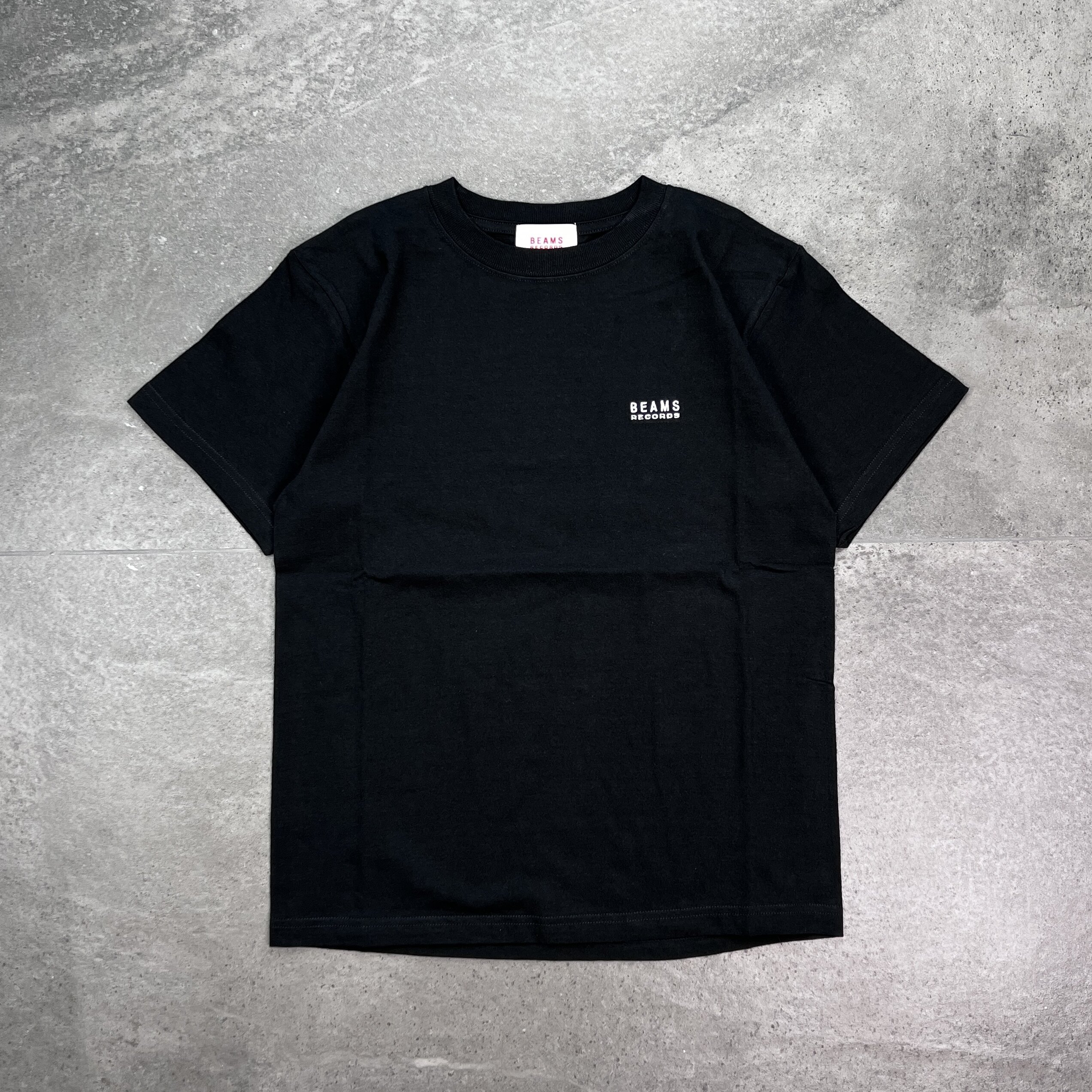 现货BEAMS JAPAN 25ss LogoEmbro刺绣小标字母男女款短袖T恤图片