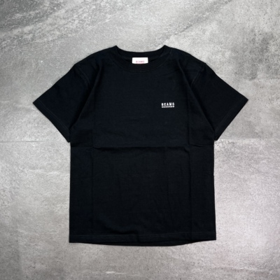 现货BEAMS JAPAN 25ss LogoEmbro刺绣小标字母男女款短袖T恤