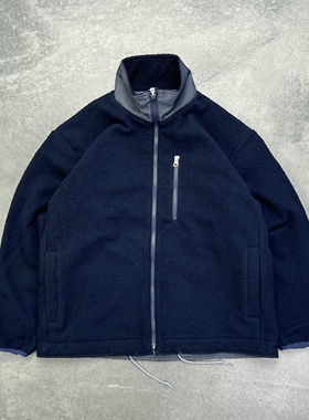 现货 nanamica Reversible Dock Jacket 25fw双面穿抓绒保暖夹克