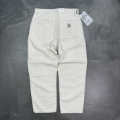 WIP double knee 现货Carhartt pant卡哈特双膝棉麻混纺伐木长裤