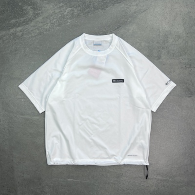 现货Columbia FREAKS STORE哥伦比亚别注速干字母logo抽绳短袖T恤