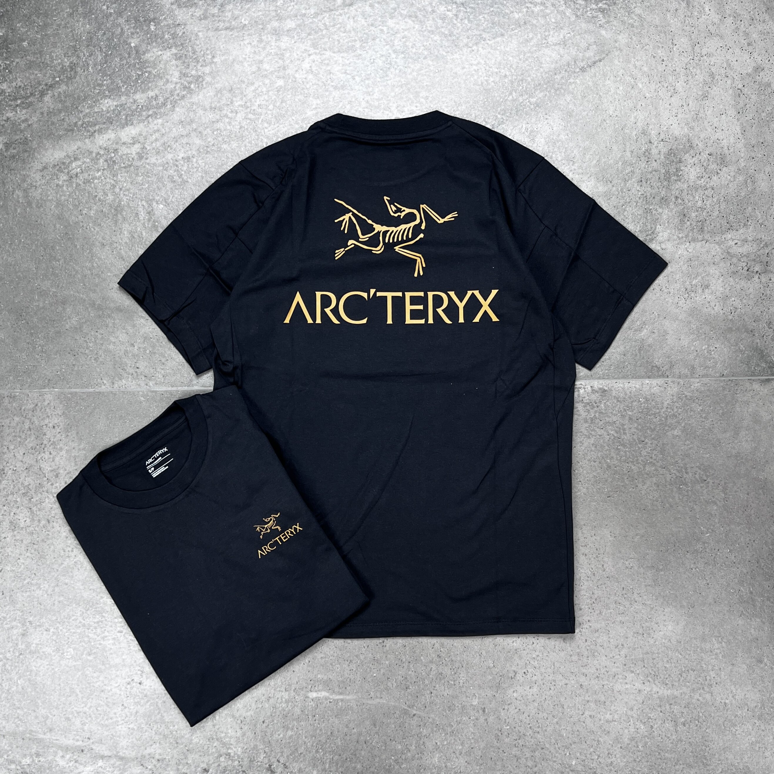 现货Arc'teryx Kragg SL始祖鸟26ss纯棉鸟标双面LOGO男款短袖T恤 - 实物图