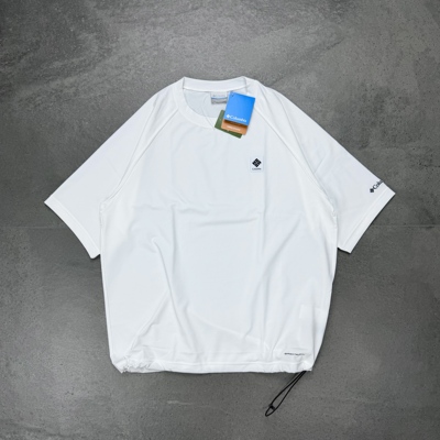现货 Columbia x Freaks store哥伦比亚速干抽绳基础LOGO短袖T恤