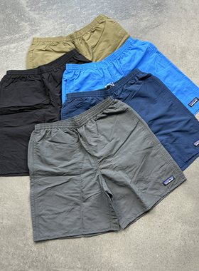 现货Patagonia Baggies巴塔哥尼亚速干防水沙滩休闲短裤 24ss