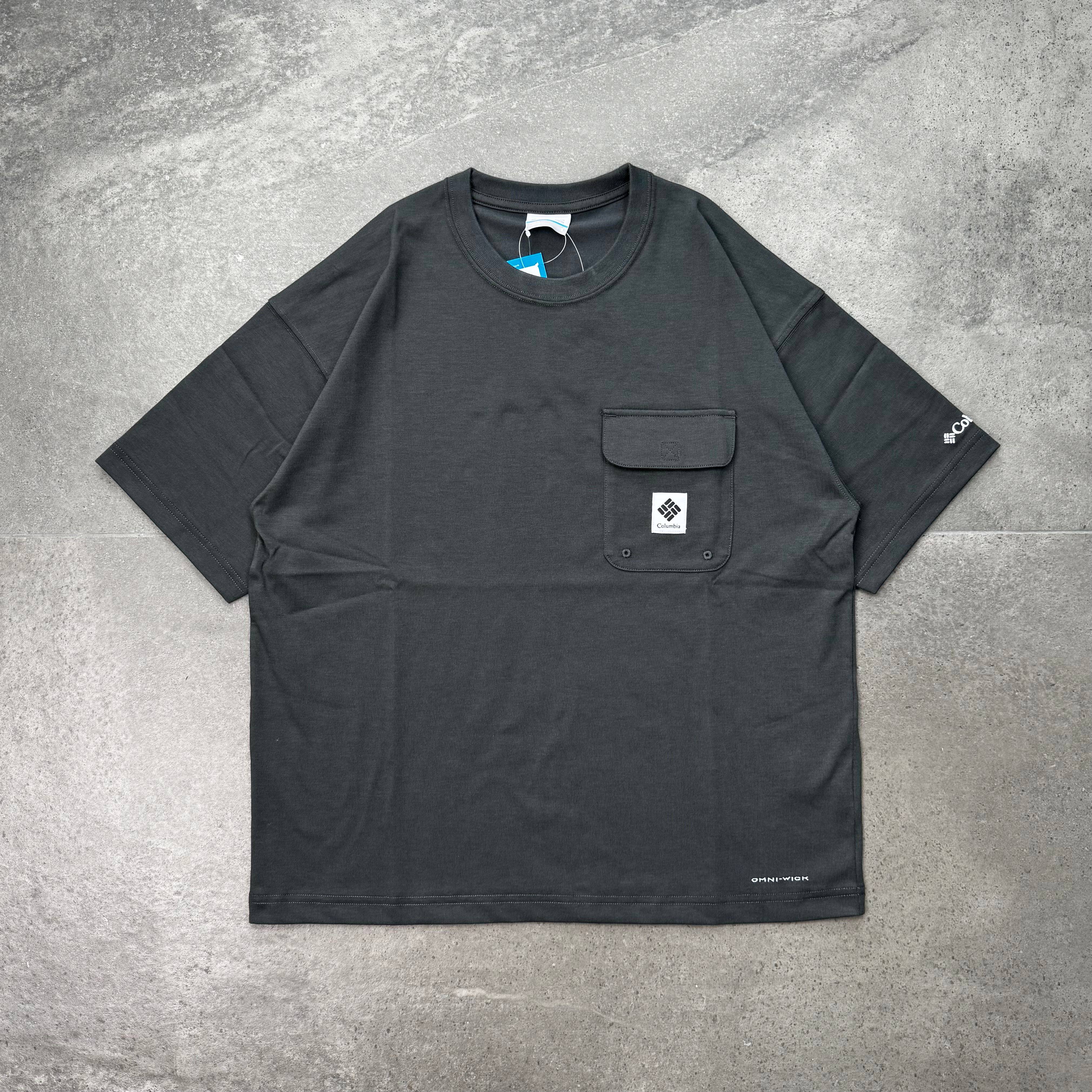 现货Columbia x FREAKS STORE限定 定番哥伦比亚日版口袋短袖T恤