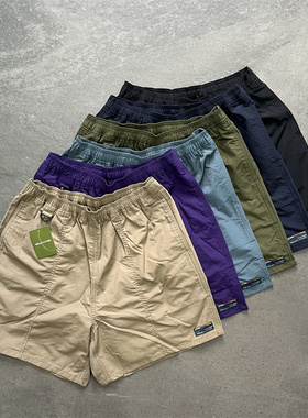 现货 FREAKS STORE 限定户外休闲百搭纯色宽松 尼龙沙滩短裤25ss