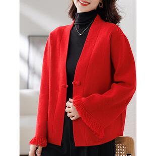 早春外套女士今年爆款外搭春款2024新款春秋新中式女装中国风