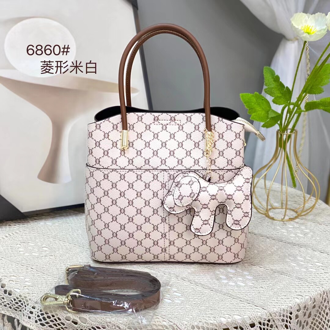 雅格莱诗女包2023新款印花手提包单肩斜挎包时尚百搭休闲包潮软皮