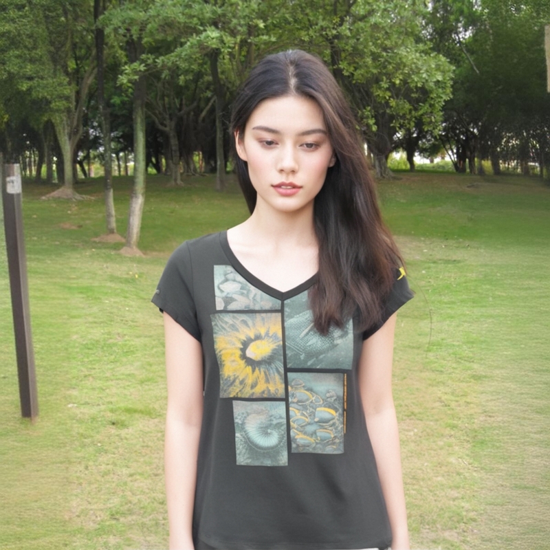 特步都市系列T恤棉涤24S平纹短T恤跑步速干舒适时尚弹力FW042083