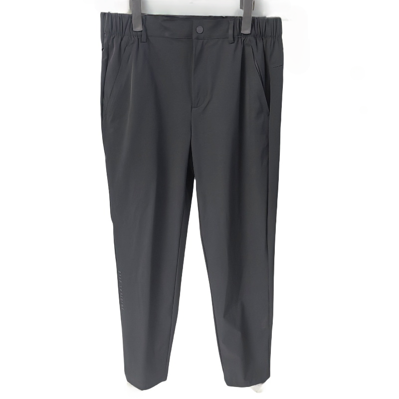 特步男子新款舒适透气吸湿排汗梭织速干九分裤975229980008