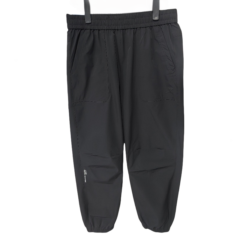 特步男夏季新款梭织速干吸湿排汗九分运动休闲裤975229570308