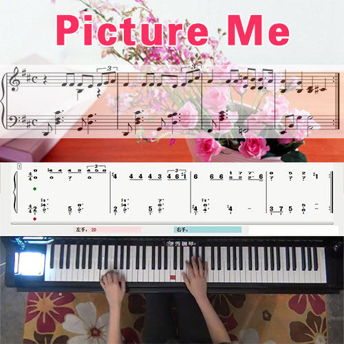 Picture Me(李闰珉)五线谱简谱钢琴教学课程 悠秀