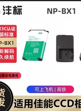 适用索尼DSC-AS15 AS30V AS50 AS100 AS200相机电池+充电器NP-BX1