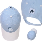 萨刻清新鸭舌帽棒球帽子大头围遮阳防晒日系小红书户外软顶弯檐