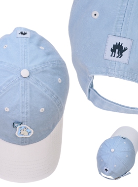 萨刻清新鸭舌帽棒球帽子大头围遮阳防晒日系小红书户外软顶弯檐