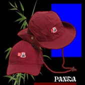 中国风大熊猫户外旅游帽子男女同款 鸭舌帽遮阳帽防晒帽百搭大头