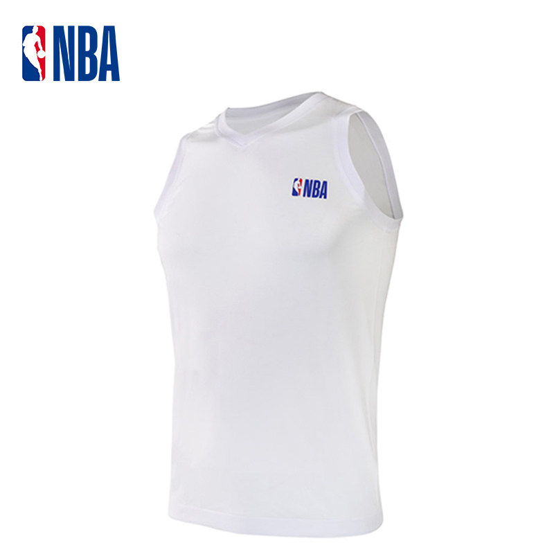 NBA运动休闲背心男士莱赛尔无袖T内搭汗衫坎肩篮球健身打底内衣